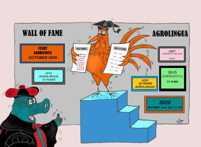 ISO 17100 and ISO 9001 certified! | Translation agency AgroLingua